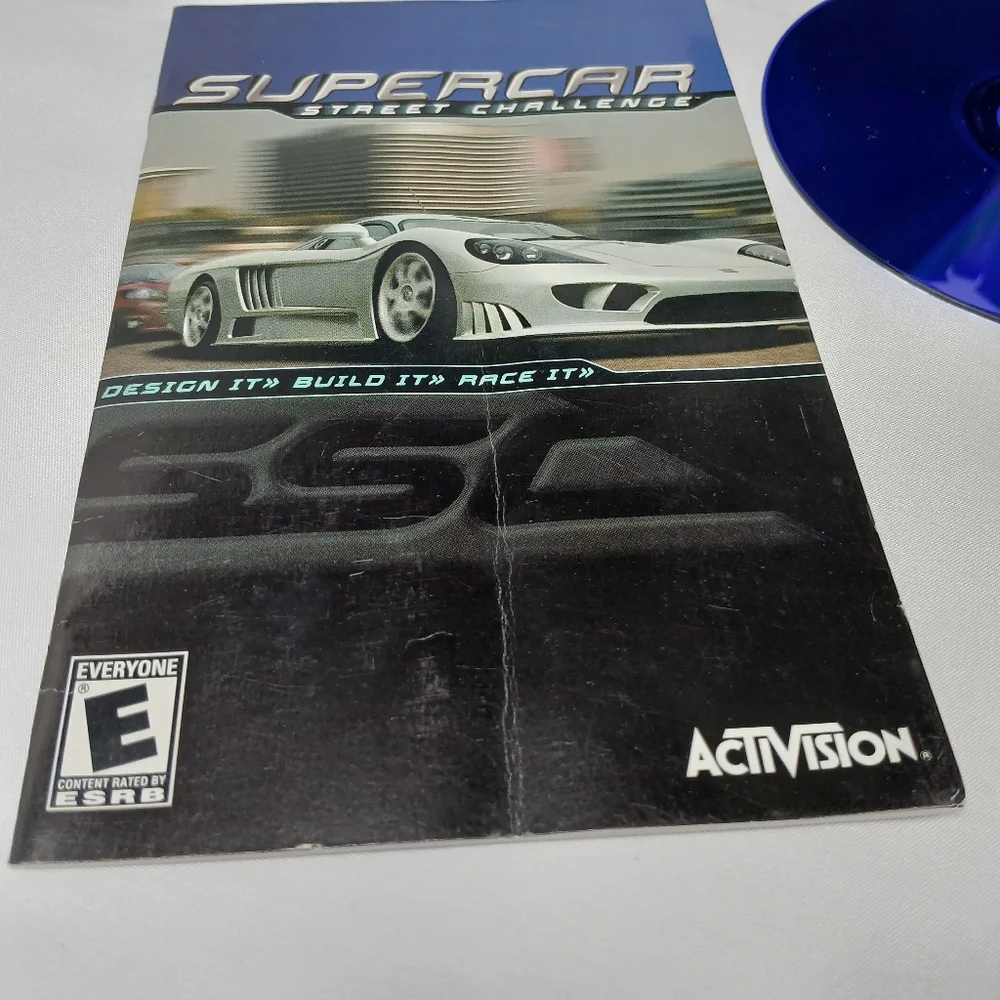 Sony Playstation 2 Supercar Street Challenge Complete w/ Manual PS2 2001 Black